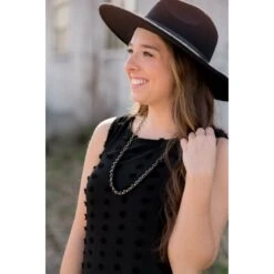 Textured Dot Tank -Women's Clothing Store BB 2099