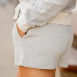 Textured Drawstring Shorts -Women's Clothing Store BB 2103 731a3023 1f86 4216 ba5f d408eaa273e8 213715