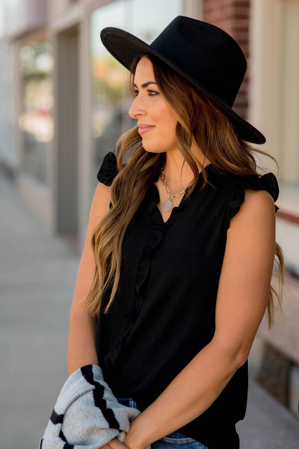 All Over Ruffles V-Neck Tank 16 All Over Ruffles V-Neck Tank - Image 16