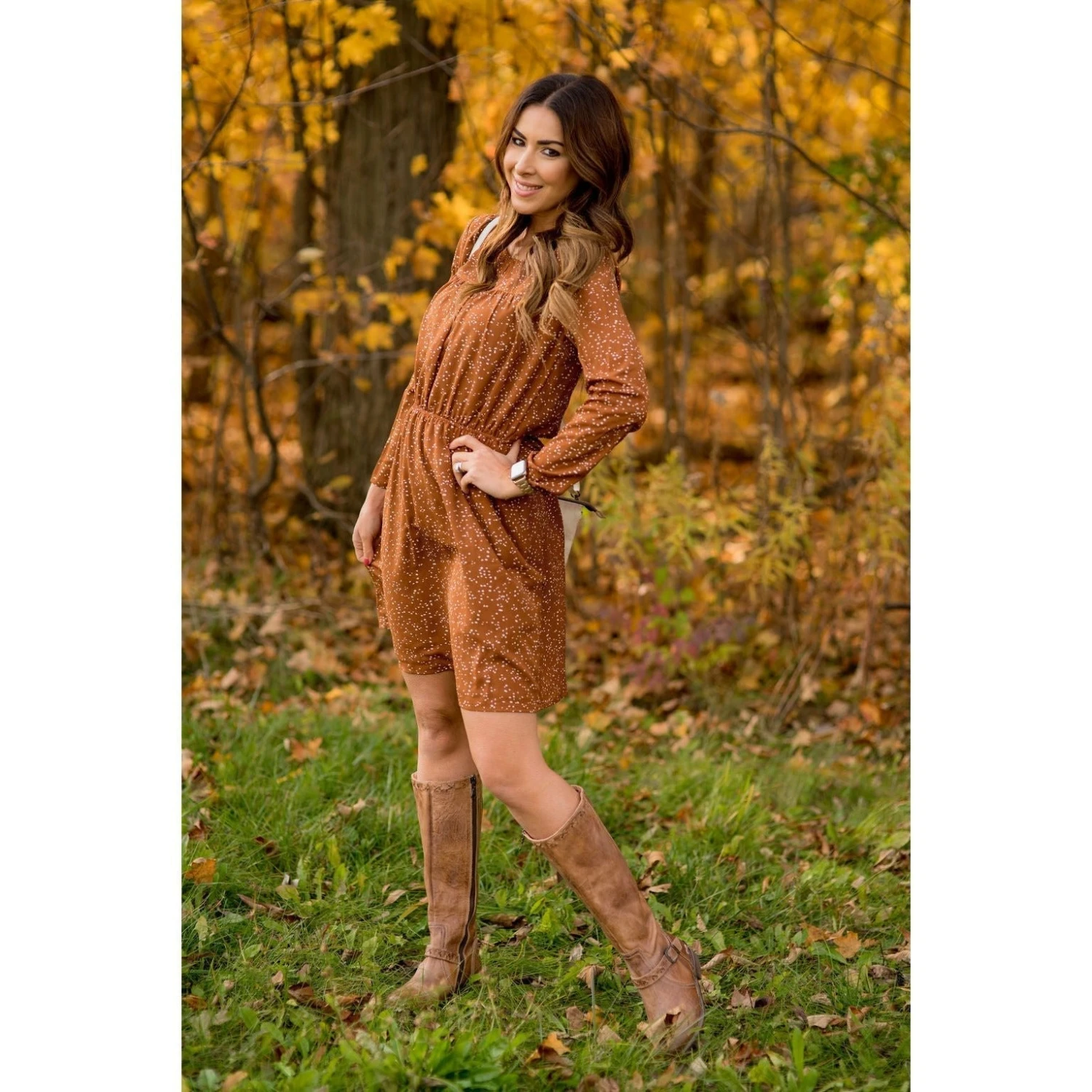 Endearingly Speckled Long Sleeve Dress 14 Endearingly Speckled Long Sleeve Dress - Image 14