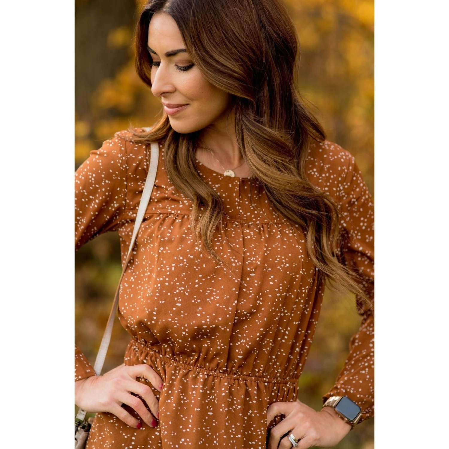 Endearingly Speckled Long Sleeve Dress 16 Endearingly Speckled Long Sleeve Dress - Image 16