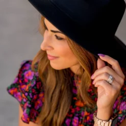 Solid Wide Brimmed Hat -Women's Clothing Store BB 2162 d6525e1f a4c3 4934 86e3 c3ce5212ca0e 159485