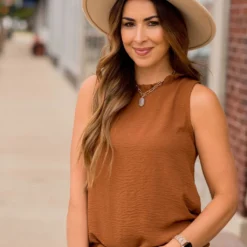 Betsey's Cinched Neck Tank -Women's Clothing Store BB 2165 7206d174 0bf5 4605 a2b5 18b87b7faec3 451999