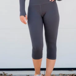 Basic Cropped Active Leggings -Women's Clothing Store BB 2173 135002