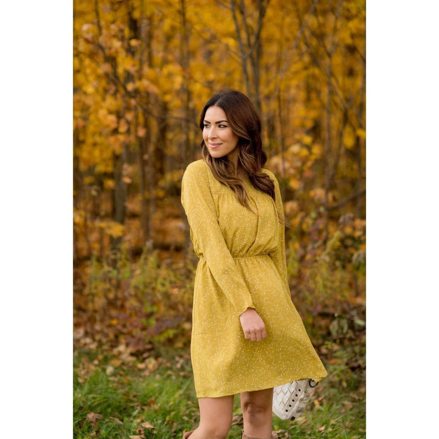 Endearingly Speckled Long Sleeve Dress 18 Endearingly Speckled Long Sleeve Dress - Image 18