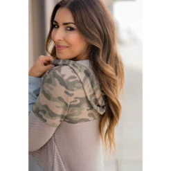 Comfy Camo Blocked Hoodie -Women's Clothing Store BB 2212 e5b148ce ea06 47f2 b1b2 cacfd007e8b0
