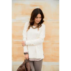 Detailed V Sweatshirt -Women's Clothing Store BB 2213 e3b90d9f 701f 4d16 b6ca 9c589ecc3741