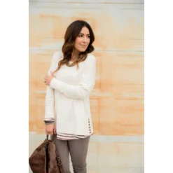 Detailed V Sweatshirt -Women's Clothing Store BB 2220 f72e6b7e dfec 48a0 9c68 793bca665975