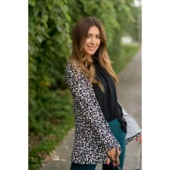 Short Lightweight Leopard Print Cardigan -Women's Clothing Store BB 2224 82ecd21d f1a5 47f6 97a0 93dceb81328f