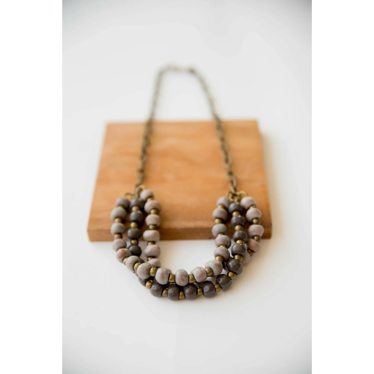 Bel Koz Mixed Triple Twist Clay Necklace 13 Bel Koz Mixed Triple Twist Clay Necklace - Image 13