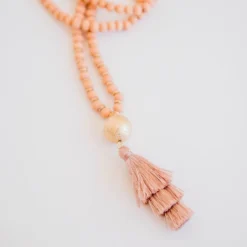 Tassel Accent Beaded Necklace -Women's Clothing Store BB 2239 415227db cf01 45e2 b16a 6a3c818b6a62 970553