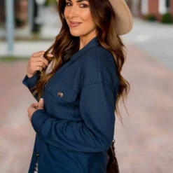 Thermal Raw Edge Shacket -Women's Clothing Store BB 2257 83b04c4a e9f0 4138 be54 776885642cb7 843243