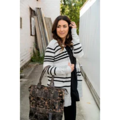 Light Grey Striped Cardigan -Women's Clothing Store BB 2260 e9996d40 5e39 43c2 8ef2 b5a19c6b0cb1