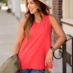 Scalloped Tank 22 Scalloped Tank -Women's Clothing Store BB 2264 c50b6026 706c 45a1 bd05 28a98e9e8853 896057