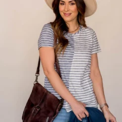 Asymmetrical Striped Tee -Women's Clothing Store BB 2272 ad6df9a2 ad51 457e a0b3 5ba7bbc03fa0 441666