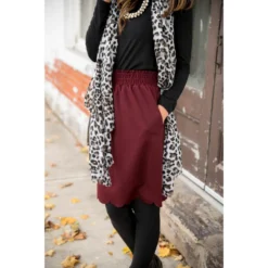 Scalloped Bottom Skirt -Women's Clothing Store BB 2276 c611eb7e b73e 43b6 bb3d 48169d93e8d1