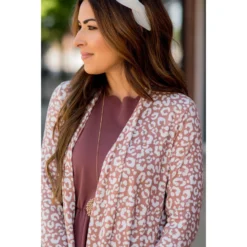 Flowy Lightweight Leopard Print Cardigan -Women's Clothing Store BB 2281 96d3f90d fc1c 44e0 bdeb 94a37e127607