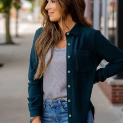 Simple So Soft Shacket -Women's Clothing Store BB 2306 e63523c9 670d 4724 bc60 371042c53417 857418