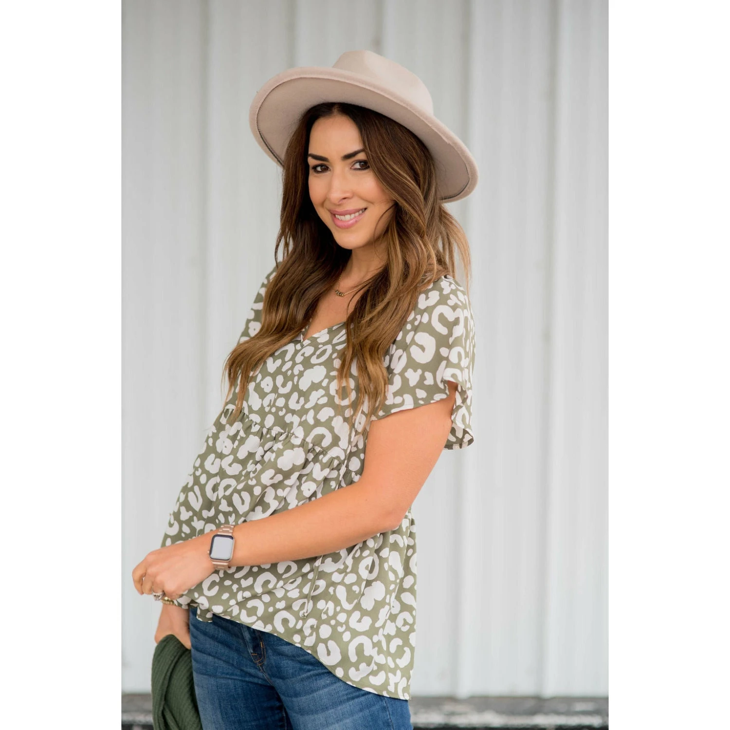 Large Leopard Print Blouse 12 Large Leopard Print Blouse - Image 12