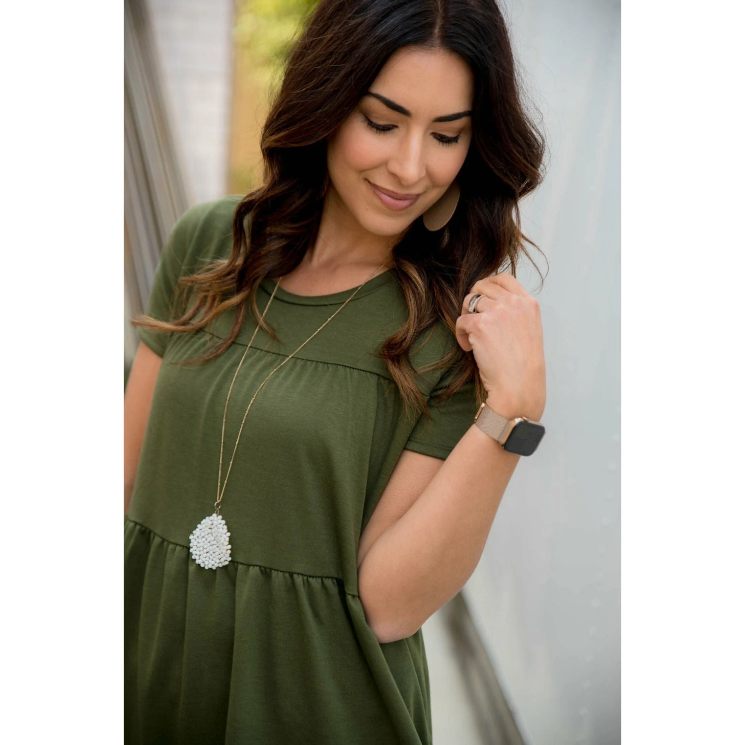 Tiered Ruffle Bottom Tee 8 Tiered Ruffle Bottom Tee - Image 8