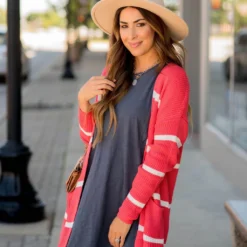 Striped Rugby Cardigan -Women's Clothing Store BB 2321 83c95d4f 0e03 49e1 917f 7a13fce743a9 574647