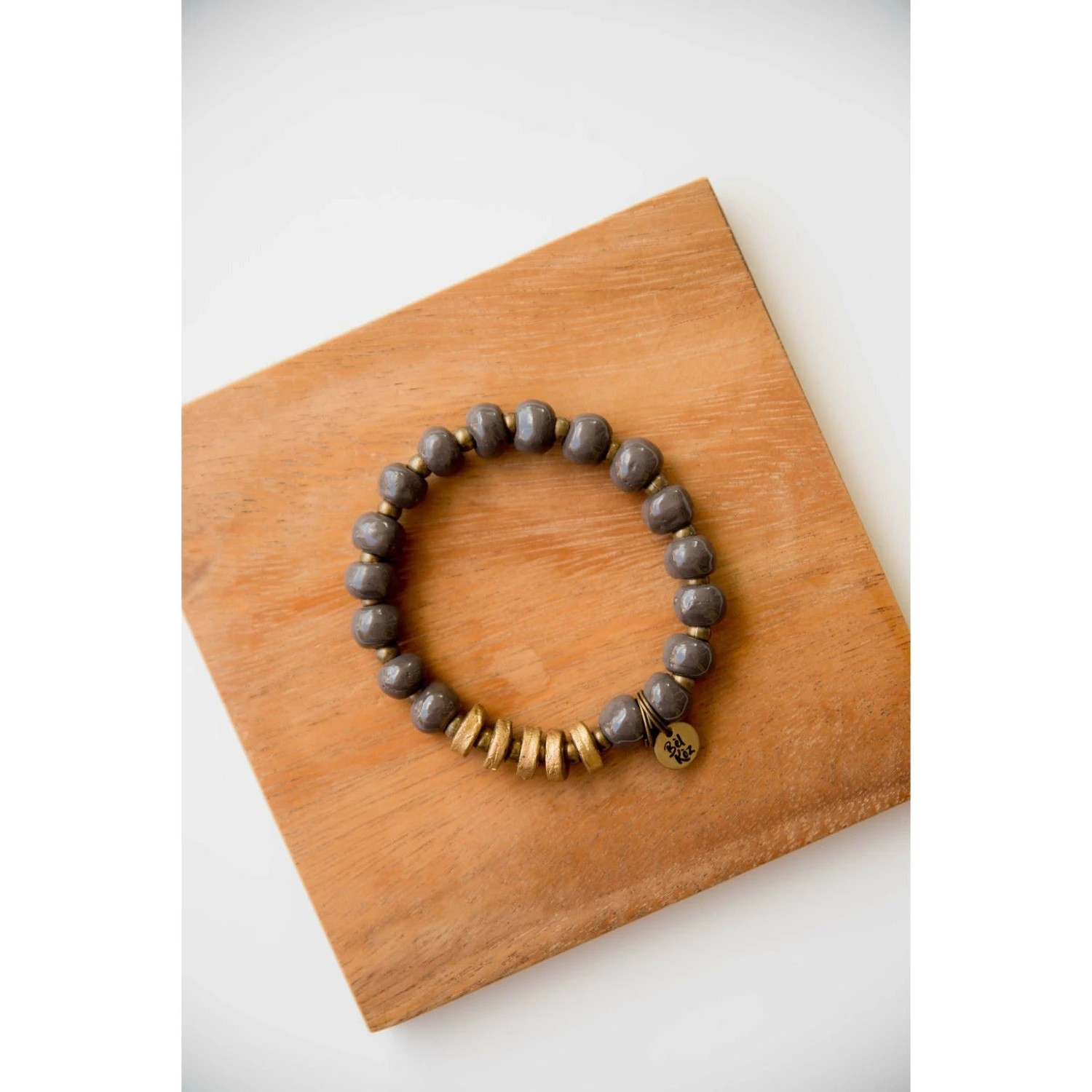 Bel Koz Flat Bead Bracelet 6 Bel Koz Flat Bead Bracelet - Image 6