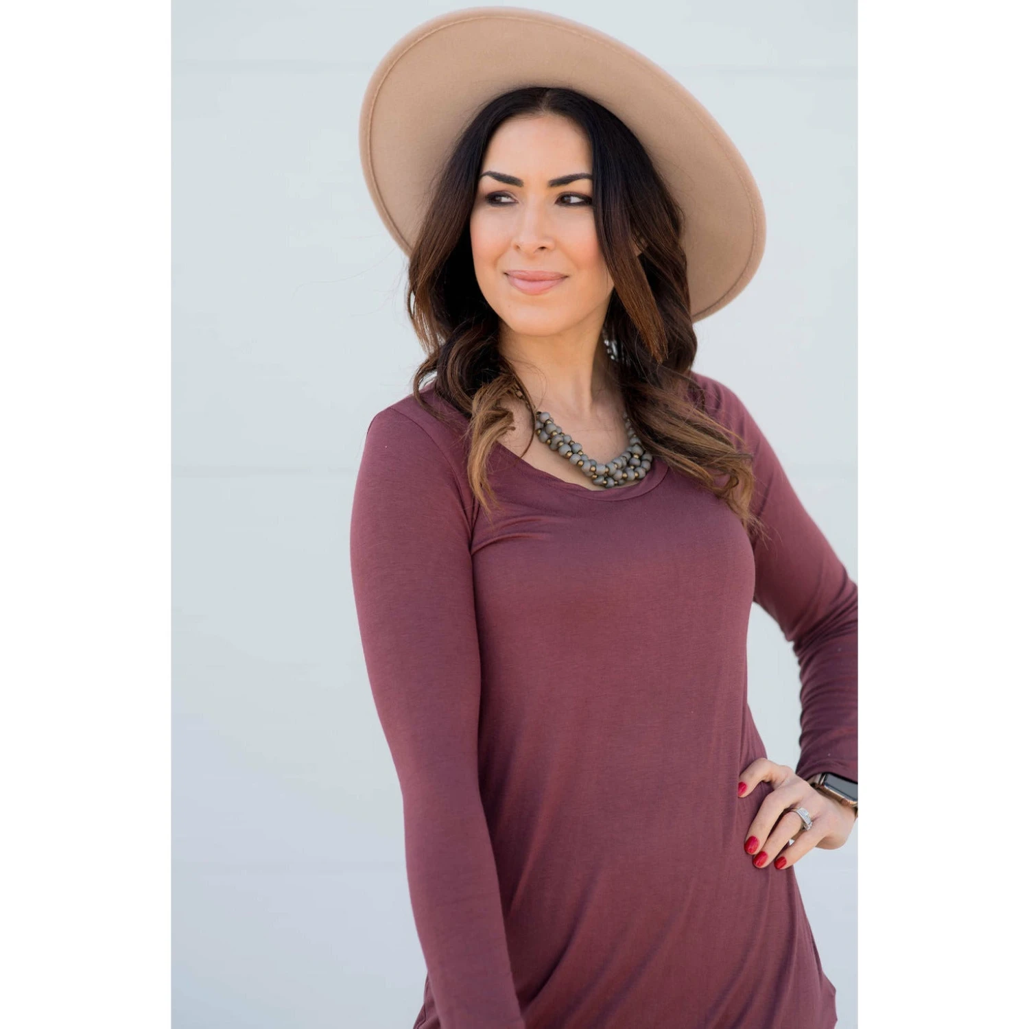 Betsey's Long Sleeve Basic Tee 14 Betsey's Long Sleeve Basic Tee - Image 14