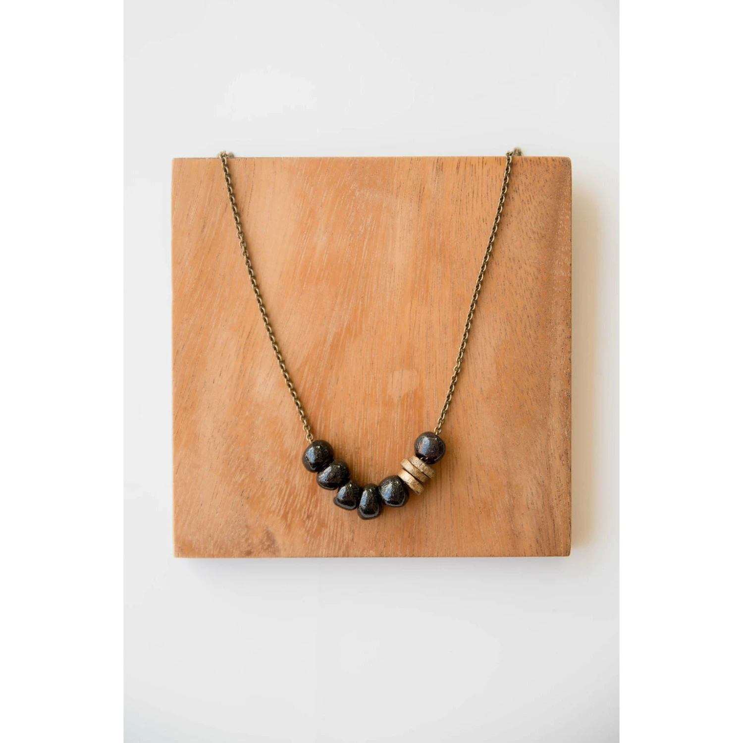 Bel Koz Simple Bead Clay Necklace 11 Bel Koz Simple Bead Clay Necklace - Image 11