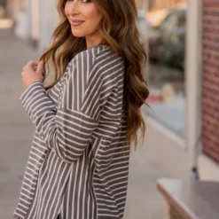 Mixed Stripes Side Accented Tee 14 Mixed Stripes Side Accented Tee -Women's Clothing Store BB 2373 b19db62e d1bc 45d8 8b13 ba8ba1820163 454916