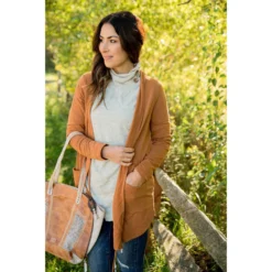 Side Button Knit Cowl Neck -Women's Clothing Store BB 2377 842181