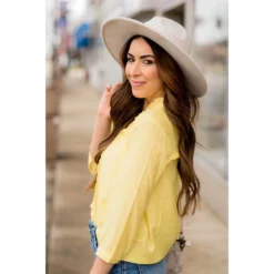 Ruffled Up 3/4 Sleeve Blouse -Women's Clothing Store BB 2389 2b99a540 a95c 439c b740 0386a31f9adb