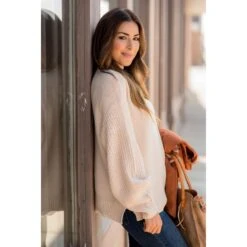 Betsey's High Neck Detailed Sweater -Women's Clothing Store BB 2396 e69a7f8c 9f63 4b4b 8557 505064d84626