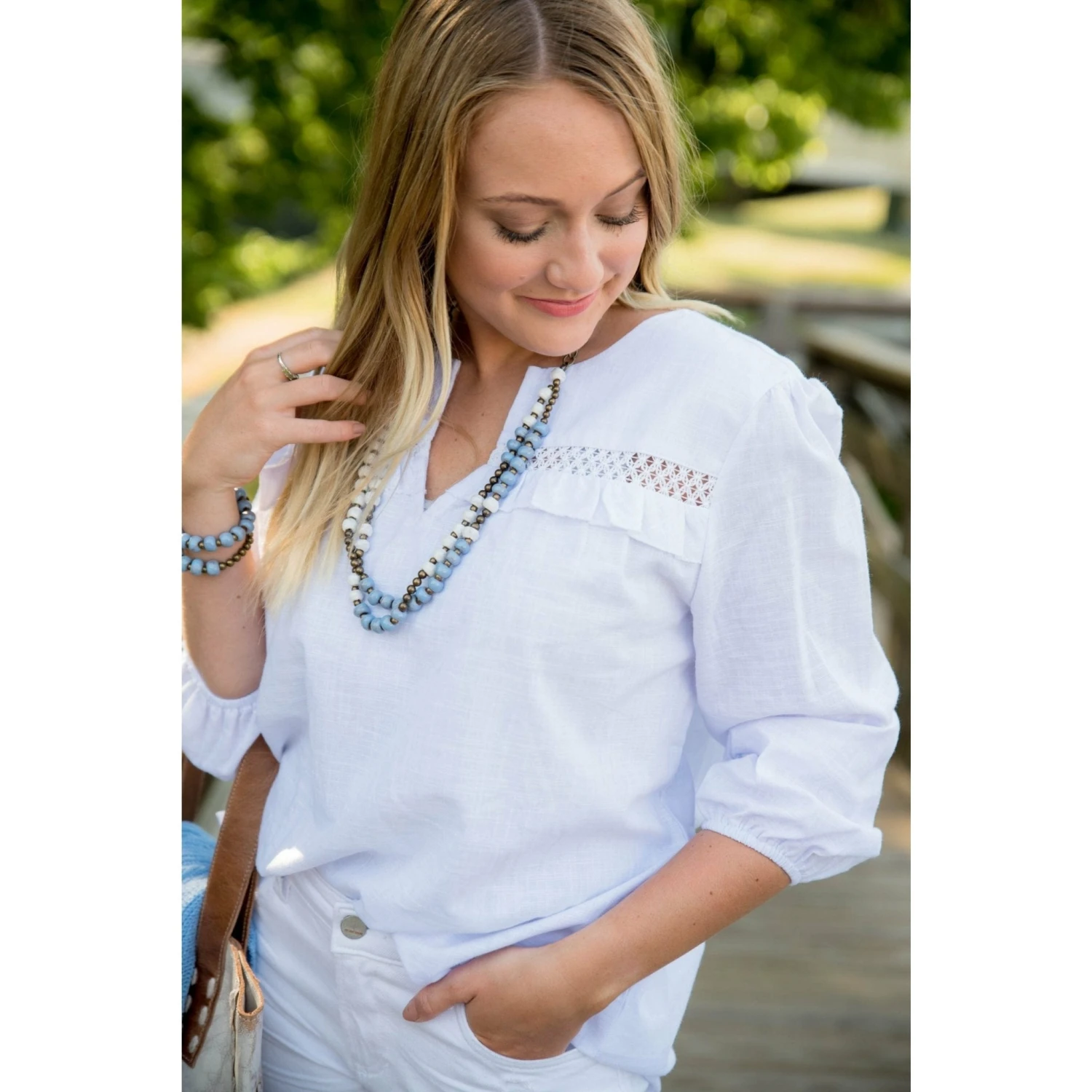 Bel Koz Double Clay Necklace 2 Bel Koz Double Clay Necklace - Image 2