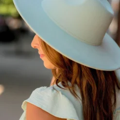 Solid Wide Brimmed Hat -Women's Clothing Store BB 2409 a8564afb 3055 4770 8db1 507348ed326e 148428