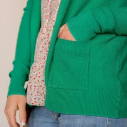 Basic Waffled Cardigan 27 Basic Waffled Cardigan -Women's Clothing Store BB 2425 5f858cab b747 4e02 a3f4 1d3174abf937 683465