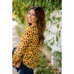 Mustard/Navy Dot Blouse 34 Mustard/Navy Dot Blouse -Women's Clothing Store BB 2435 a2e3bff9 cde7 4e58 8096 864c19b0a704 351825