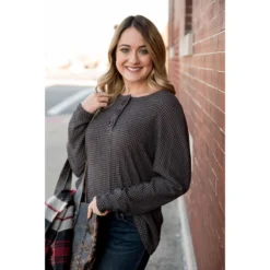 Textured Triple Button Top Long Sleeve Tee 13 Textured Triple Button Top Long Sleeve Tee -Women's Clothing Store BB 2467 4c7bb7ae 662e 46ff 9a52 f496ec6ee3e0