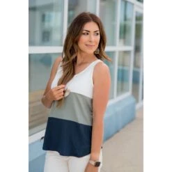 Trio Blocked Tank 22 Trio Blocked Tank -Women's Clothing Store BB 2502 9632702e 74f5 46c0 aea0 b1315eaaf0f4