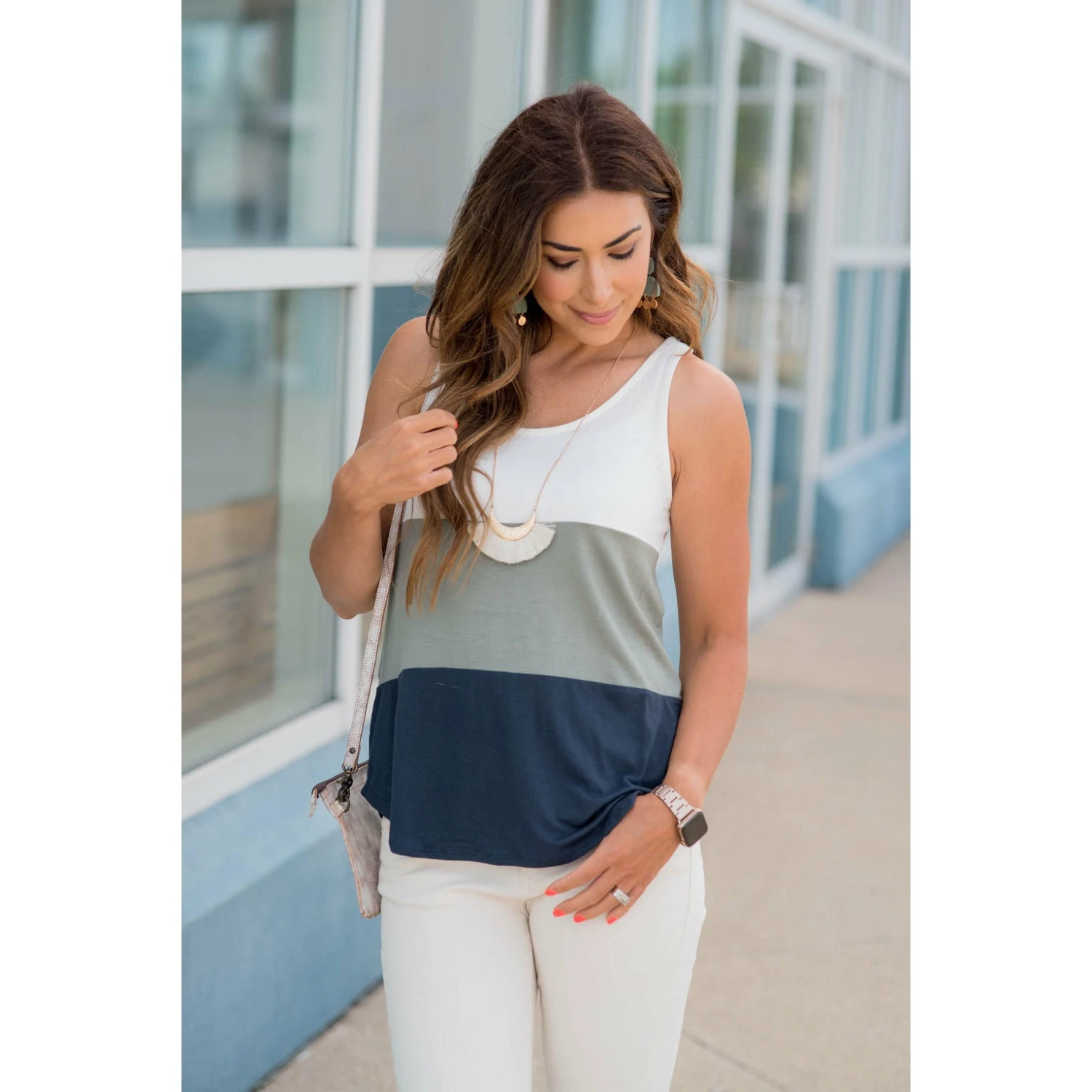 Trio Blocked Tank 3 Trio Blocked Tank - Image 3