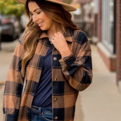 Brilliantly Beautiful Plaid Shacket -Women's Clothing Store BB 2564 e10d5f20 1447 46ff a3b9 f401c7008c77 253301
