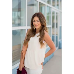 Tiered Tank Blouse -Women's Clothing Store BB 2567