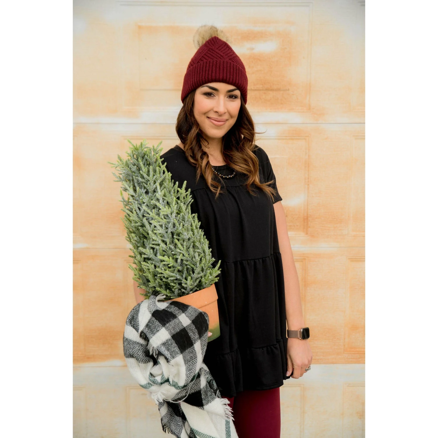 Tiered Ruffle Bottom Tee 2 Tiered Ruffle Bottom Tee - Image 2