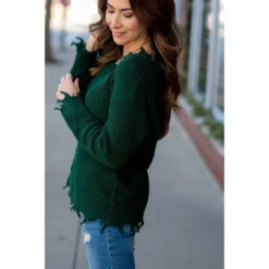 Distressed Sweater -Women's Clothing Store BB 2600 91a1460b 3919 4337 9c89 80539f959880