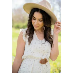 Speckled V-Neck Dress -Women's Clothing Store BB 2630 1 d929e9ab e34f 431b 8699 a9fb3af5f95c