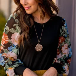 Vintage Blooms Sheer Sleeve Tee 17 Vintage Blooms Sheer Sleeve Tee -Women's Clothing Store BB 2653 378a1ea8 60b0 46f9 8dc6 a9781dd16bfc 573103