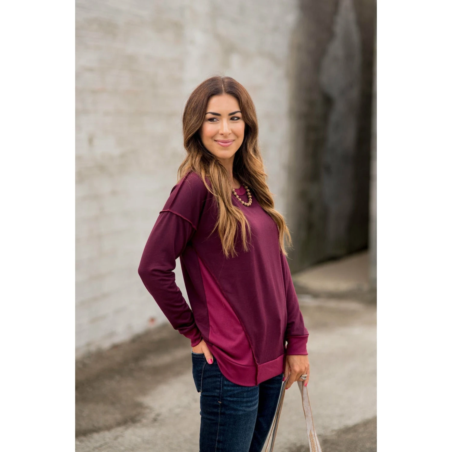 Raw Trimmed Stitched Sweatshirt 4 Raw Trimmed Stitched Sweatshirt - Image 4