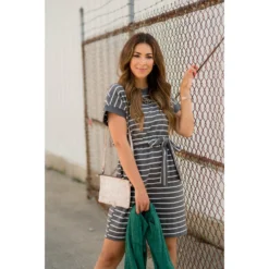 Striped Front Tie Dress 27 Striped Front Tie Dress -Women's Clothing Store BB 2681 bd7b54c1 12df 4480 abbd 560c9aba62cf