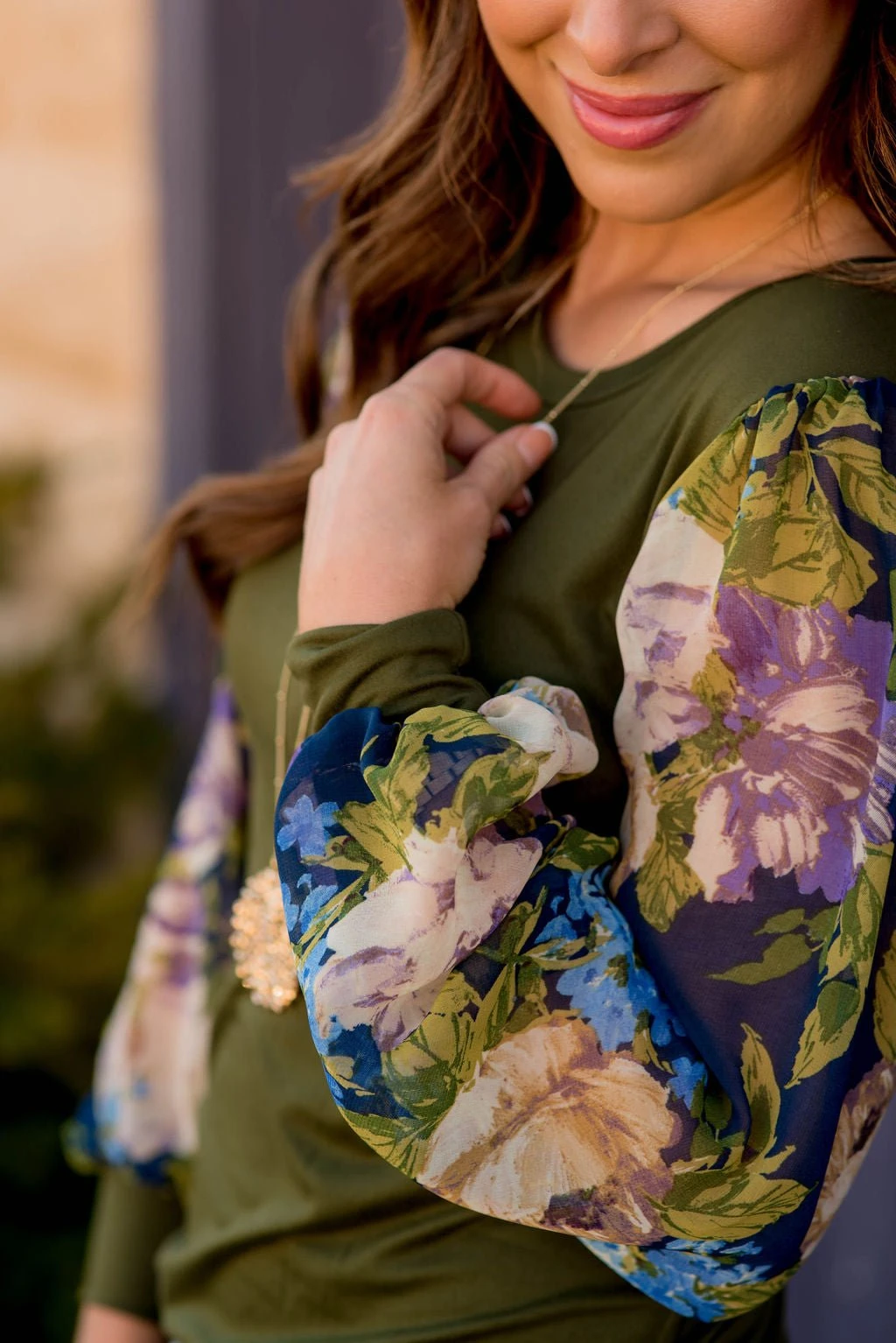 Vintage Blooms Sheer Sleeve Tee 12 Vintage Blooms Sheer Sleeve Tee - Image 12