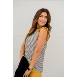 Cute & Sassy Striped Ruffle Tank 33 Cute & Sassy Striped Ruffle Tank -Women's Clothing Store BB 2730 b0f31fb6 e1d5 4538 ad31 83ad9d34c664