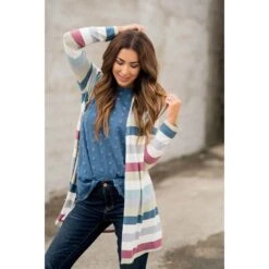Muted Striped Tunic Cardigan 31 Muted Striped Tunic Cardigan -Women's Clothing Store BB 2737 2e4c6fd9 e848 47b3 a0c3 61552d6cd4ff